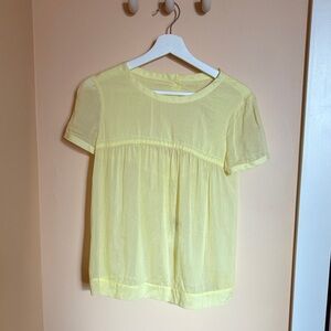Missoni babydoll sheer blouse